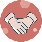 Financial Assistance Handshake Icon